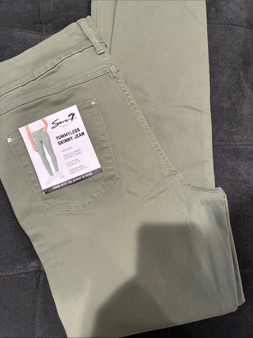 Seven7 women’s Skinny Jeans - Sage rimless